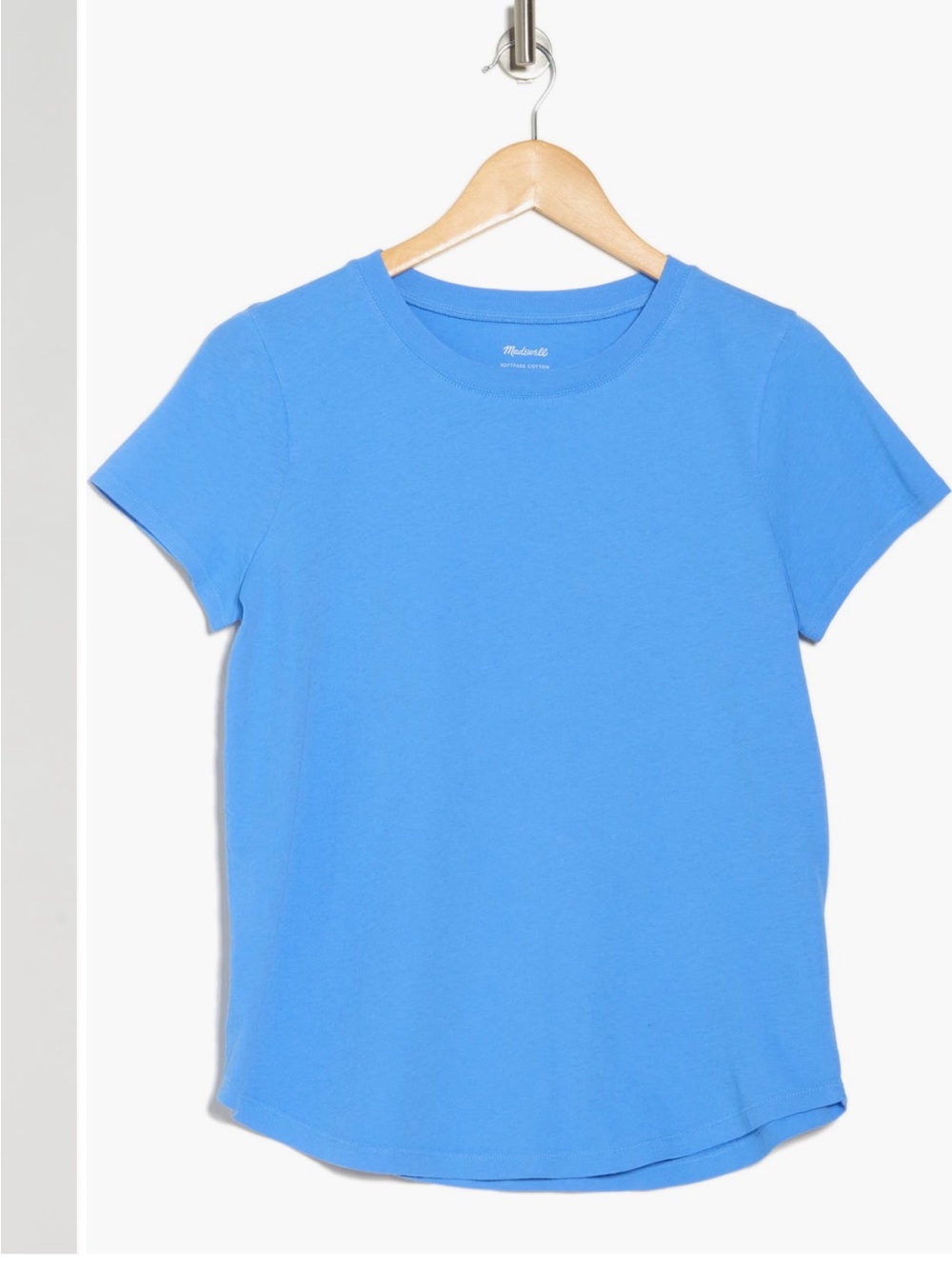 Madewell 100% Cotton Softfade Cotton Tee - Blue - XXL